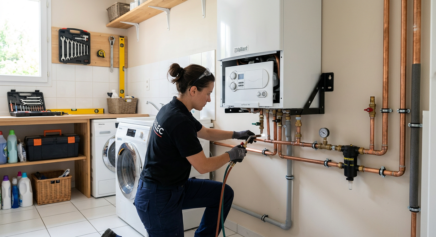 Remplacement de chaudière à condensation par un chauffagiste à Meaux